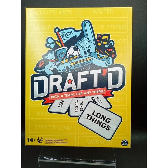 DraftD Board Game  Build An Ideal Team Made Of Anything  14+  English Required - Picture 1 of 5